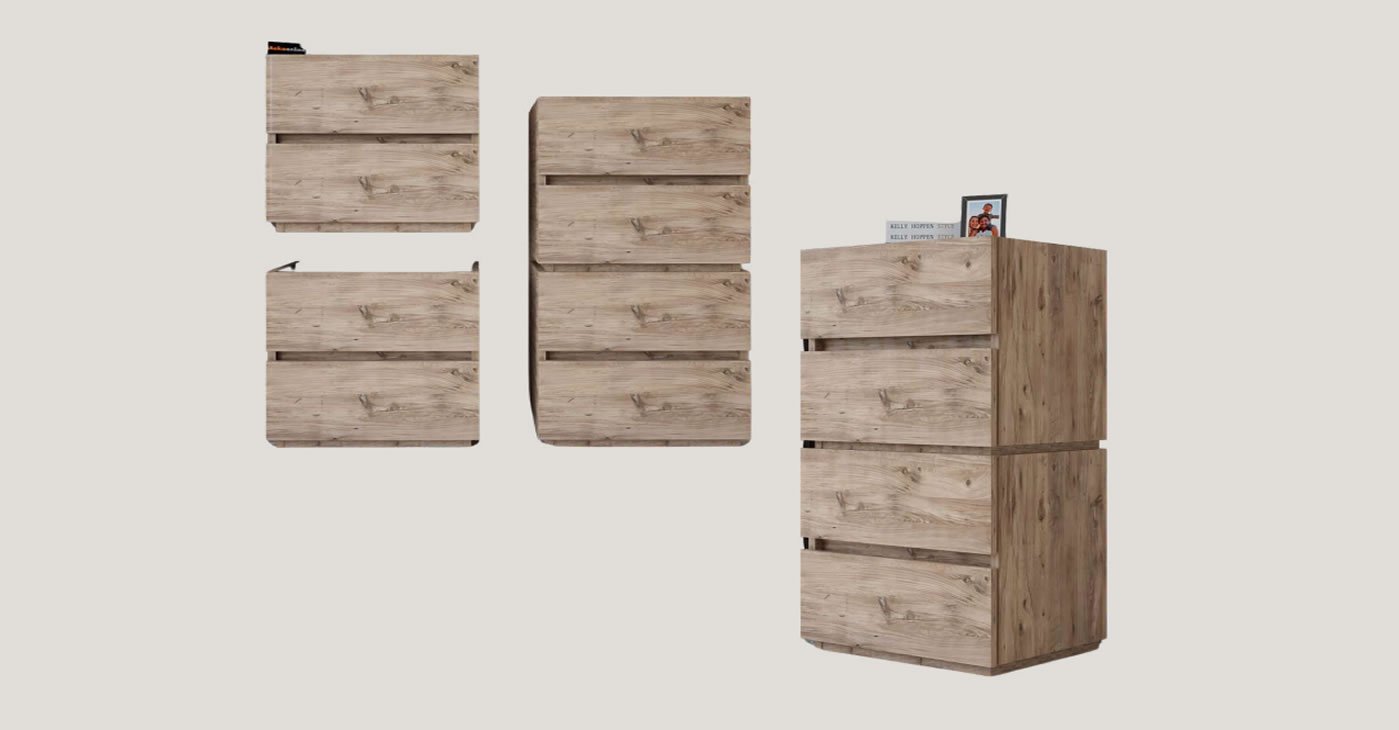 4 Çekmeceli Şifonyer